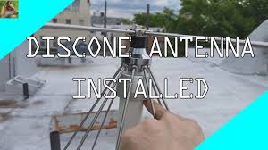 I dropped the antenna and now it's very very noisy. Discone Antenna Installed Antenna Installation Diy And Crafts