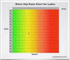 Waist To Hip Ratio Chart For Ladies Body Measurement Chart