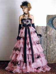Are you thinking that pink and black are nice color to combine for wedding dresses? Pink And Black Wedding Dress Available In Every Color 3