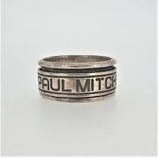 Paul Mitchell Sterling Silver Unisex Spinner Band Ring Size 14