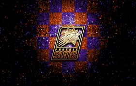 Looking for the best wallpapers? Wallpaper Wallpaper Sport Logo Basketball Nba Phoenix Suns Glitter Checkered Images For Desktop Section Sport Download