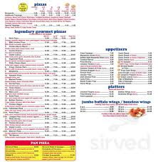 700 Degrees Pizzeria Menu In Orange Connecticut Usa