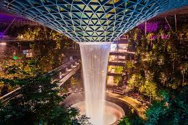 As for changi's terminals, access will continue to be restricted only to passengers with air tickets and essential airport workers till further notice. World S Tallest Indoor Waterfall In Jewel Changi Airport Construction Plus Asia