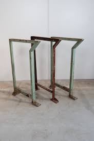 Machine stands are suitable for drill presses, arbor presses, lathes, bench top sanders/grinders or to provide additional work and storage space. Industrial Metal Table Legs Germany 1950 Davidowski Recent Added Items European Antiques Decorative