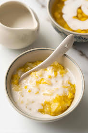 Welcome to the land of gluten freedom. Vietnamese Sweet Corn Pudding Che Bap Che Ngo Delightful Plate