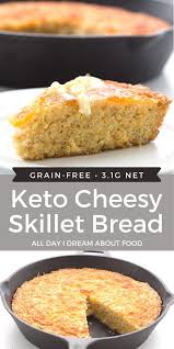 Keto Skillet Bread In 2020 Skillet Bread Low Carb Breakfast Recipes Food