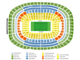 True Redskin Stadium Seating Chart Mid Florida Credit Union