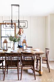 Round malin pedestal dining table. How To Refinish A Table With A Natural Wood Look Maison De Pax