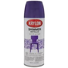 However, this is by no means is that the rule! Candy Grape Krylon Shimmer Metallic Spray Paint Hobby Lobby 37702