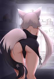 Rule 34 - 1girls Ass Behind View Black Panties Female Fox Ears Fox Girl Fox  Tail Hololive Hololive Gamers Panties Refrigerator Shirakami Fubuki Tagme  Vtuber | 9043690