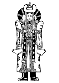 Traditional mongolian royal fashion (has inspired george lucas for padme costume in star wars episode 1 !) Star Wars Coloring Pages For Adults