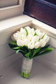 Terrific Pics Tulip Bouquet Tips Lengthy Are Living The Tulip Seed That Brightly Colored Ge In 2021 Wedding Flowers Tulips White Tulip Bouquet White Wedding Bouquets