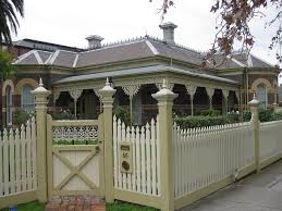 A Polychromatic Brick Victorian Villa Moonee Ponds Victorian Gardens Australian Homes Fence Design