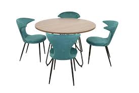 Alles rund um esszimmer esstische und stuhle ottensmeyer. Essgruppe 5 Tlg Grun Esstisch Rund 4x Stuhle Stuhlset Tischgruppe Modern Design Kaufen Bei Go Perfect