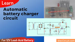 Finally, power up your circuit by connecting the battery to your breadboard Automatic Battery Charger Circuit Projects Eleccircuit Com