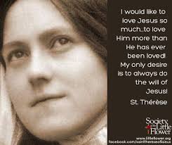 St Therese S Daily Inspiration St Therese Of Lisieux Dangerous Prayers Novena