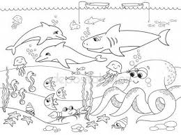 Dibujos Del Mar Para Colorear