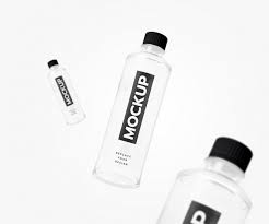 Flyer Bottle Mockup 3d Rendering In 2020 Bottle Mockup Bottle Mockup