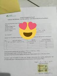 We did not find results for: Contoh Surat Pernyataan Tidak Memiliki Paklaring Untuk Pencairan Jht Bpjamsostek Jangan Nganggur