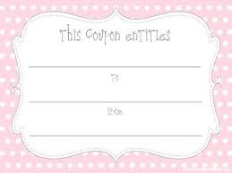 Birthday Gift Certificate Template Free Download Download Free Coupon Template For Your Company To Attract More Customers Birthday Blank Design Own