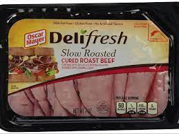 Read more about the nutritional target map. Delifresh Slow Roasted Cured Roast Beef Nutrition Facts Eat This Much