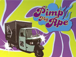Pin Pa Piaggio Ape For Street Vending And Marketing