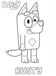 Free printable coloring pages for kids and adults. Kids N Fun Com 19 Coloring Pages Of Bluey
