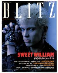 Blitz Magazine No 33 July/August 1986 Billy Idol Gil Scott Heron Nick Cage  Greta Scacchi Jay McInery