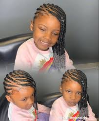 You can put your braids into many different designs like this one. Braids For Kids