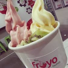Watermelon Mango Froyo With Fresh Fruit Thefroyofactory Stocklandmerrylands Frozenyoghurt Watermelon Mango Kiwi