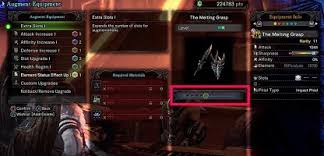 The element is already unlocked, so the player doesn't have to go get a release jewel to unlock it. Mhw Iceborne How To Augment Master Rank Weapons Gamewith