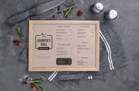 Download Restaurant Menu Concept Mock Up For Free In 2020 Menu Restaurant Restaurant Brochures Restaurant Business Cards