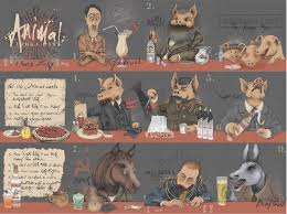 Animal Bar A Fairy Story Large Format Artwork Composition Based On The Animal Farm Alle Animal Farm Novel Animal Farm Allegory Animal Farm George Orwell