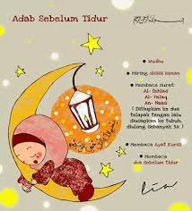 Adab Sebelum Tidur Kartun Tidur Agama