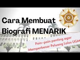 Teks biografi ini salah satu karya sastra yang bisa memberikan informasi, wawasan dan pesan moral kepada pembacanya. Cara Membuat Biografi Menarik Um Ugm 2020 Youtube