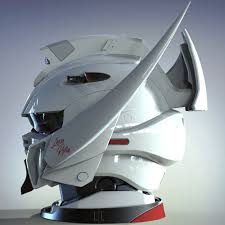 A Little Printing Project Based On A Cartoon Character Designed By Syd Mead Cartoon Character Design Helmet Concept Armor Concept
