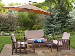 Outdoor Outdoor Patio Sets With Amazing Umbrella Above Table And Chairs Small Outdoor Pat Best Patio Umbrella Cantilever Patio Umbrella Offset Patio Umbrella