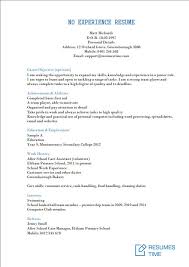 If you're looking for how to write a summary for your resume with no work experience, you've come to the right place. Sample Resumes With No Experience Hudsonradc