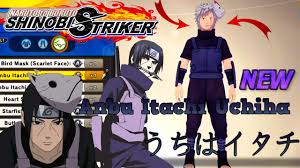 Anbu masks for the five major genin teams in naruto. New Anbu Itachi Cassowary Build Showcase Naruto To Boruto Shinobi Striker Youtube