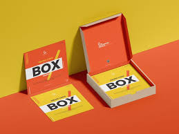Square Cards Box Mockup Free Psd Template In 2020 Box Mockup Square Card Branding Design Packaging