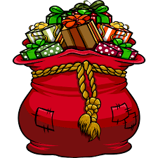 Santa S Bag Of Gifts Giveaway Santa Bags Gift Drawing Christmas Clipart