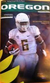 details about 2012 oregon ducks vs stanford cardinal football program deanthony thomas cover