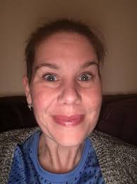 Tabitha's black lip resembles lipstick