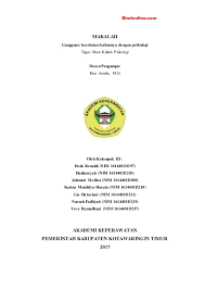 Contoh daftar isi skripsi makalah laporan yang baik dan benar jika kalian. Contoh Makalah Yang Benar Sesuai Strukturnya