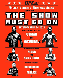 Ufc 265 takes place saturday, august 7, 2021 with 13 fights at toyota center in houston, texas. New Official Ufc 261 Poster Mma