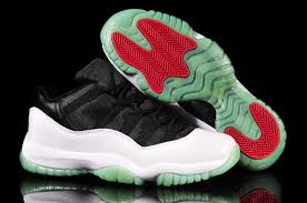 Black And White 11 Low Air Jordan 11 Low Top Black White Green Air Jordan Shoes Michael Jordan Shoes Air Jordans Air Jordans Retro Jordan 11 Low Top