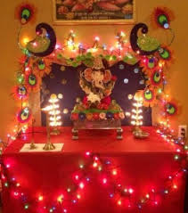 In trying to follow the latest practices of buying the most expensive and scintillating. Ganesh Chaturthi Decoration Ideas For Home