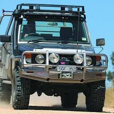 Nobody buys a toyota land cruiser for its looks, but it's a beautiful beast when the going gets tough. Arb Winch Bar Bumper Toyota Land Cruiser 70