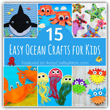 Handprint arts are the best! 15 Easy And Engaging Ocean Crafts For Kids