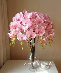 New 10pcs Lot 100cm Long Wedding Phalaenopsis Butterfly Moth Orchid Wedding Decorative Artificial Flo Orchid Flower Arrangements Flower Decorations Orchid Vase